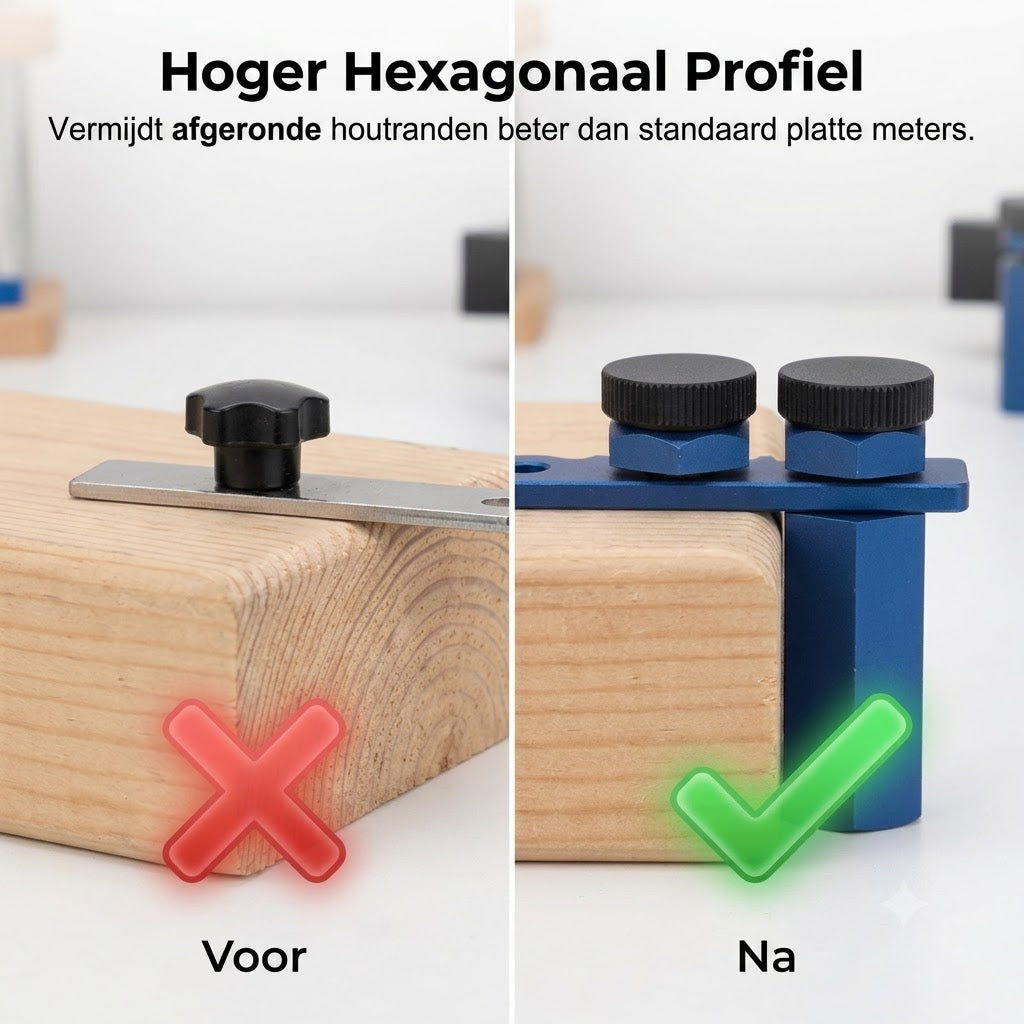 Aluminium trapmeter & hoekbeugel