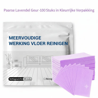 Multi-effect vloerreinigingsvellen（100 stuks per verpakking）
