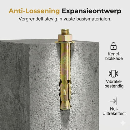Hamerboorplug voor beton en baksteen