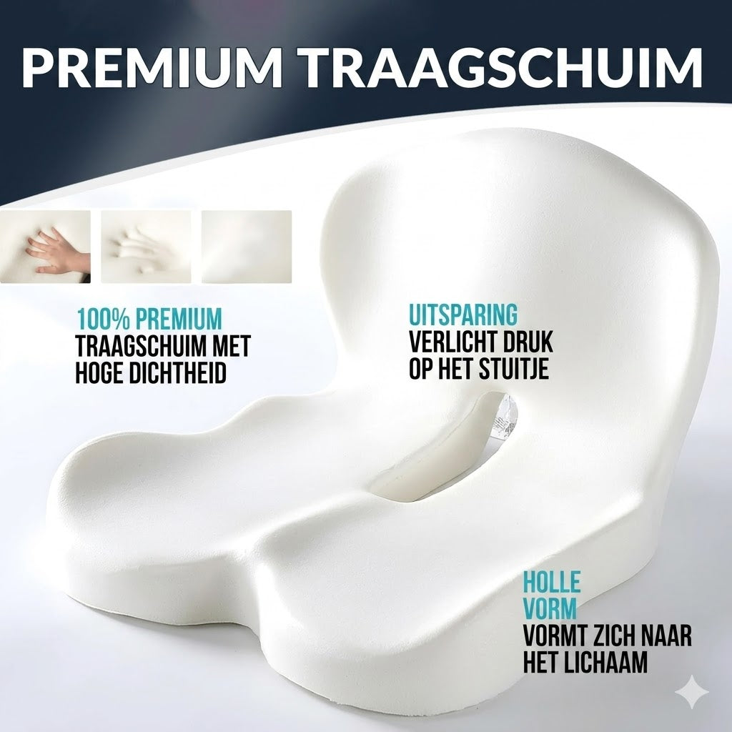 Antislip zitting van traagschuim