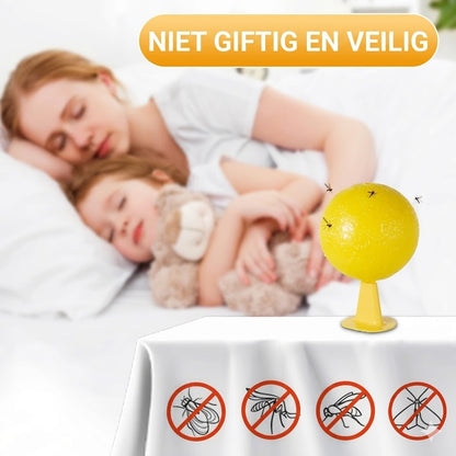 Kleverige Fruitvliegval Bal met Standaard & LED