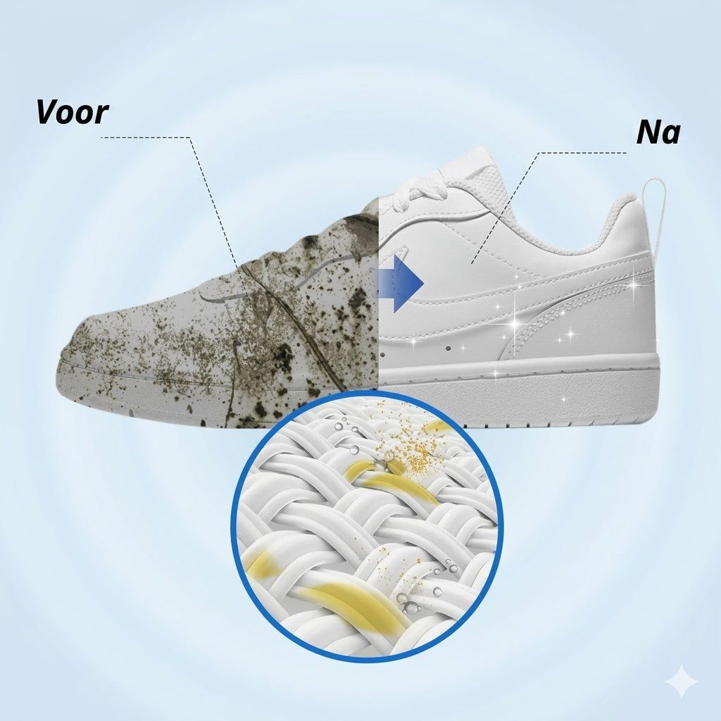 Schoonmaakcrème voor witte schoenen