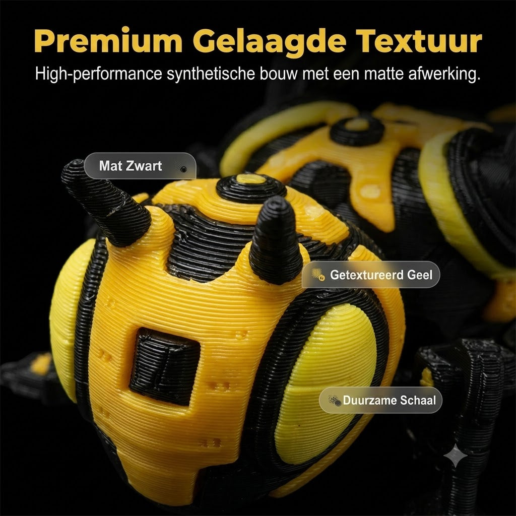 Dit is geen insect, dit is een mecha-monster! Demonteerbare gewrichten, futuristisch design