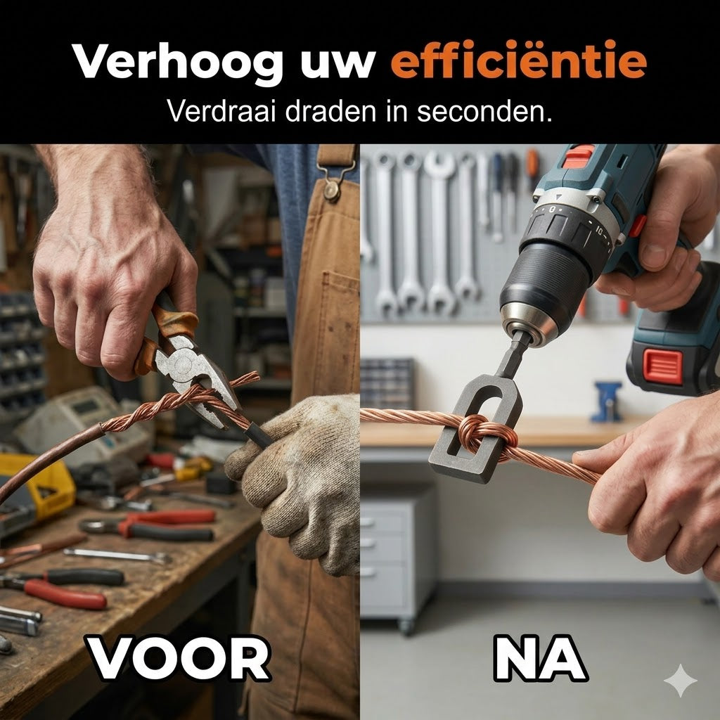 Elektrische boor draadtwistgereedschap bit