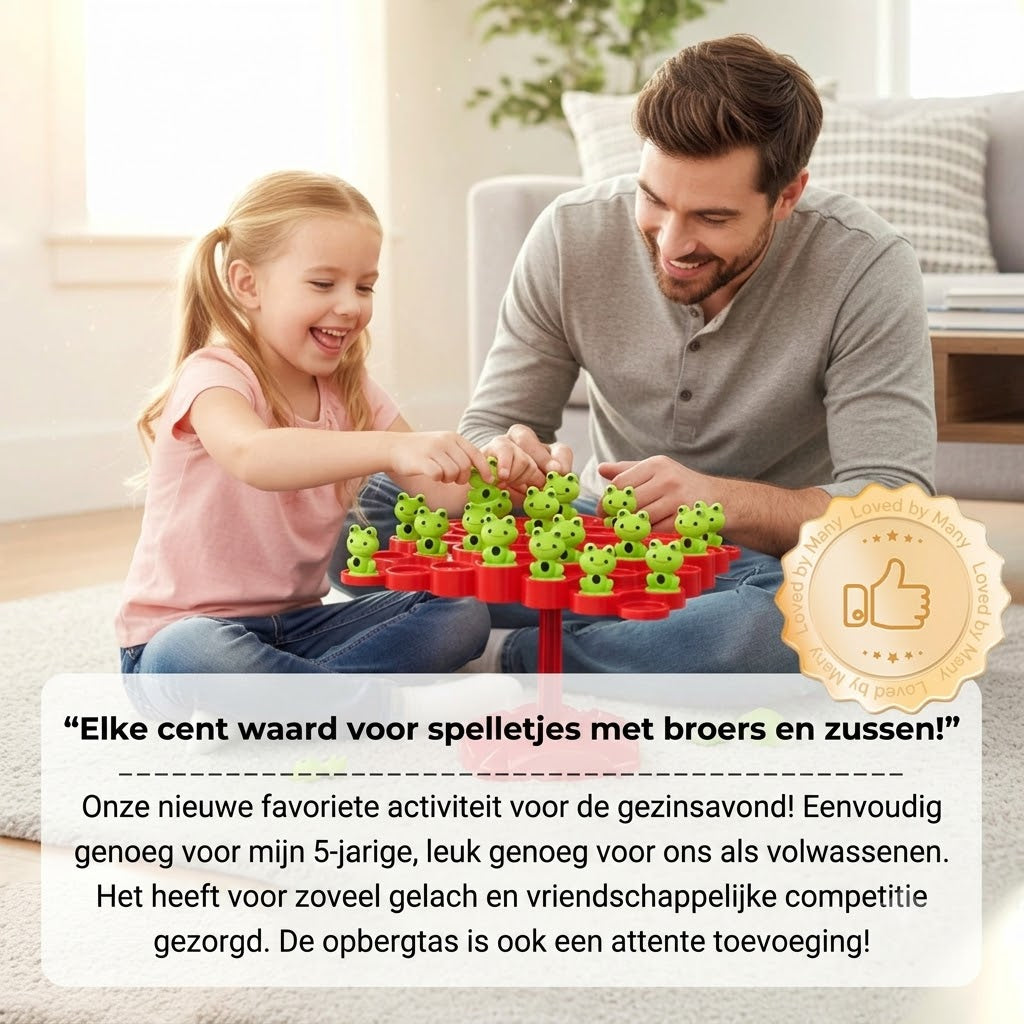 Stapelspel dat spanning, focus en gegil combineert tot een perfect familiespel