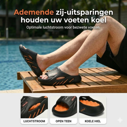 Cloud-sandalen met dikke antislipzool voor here