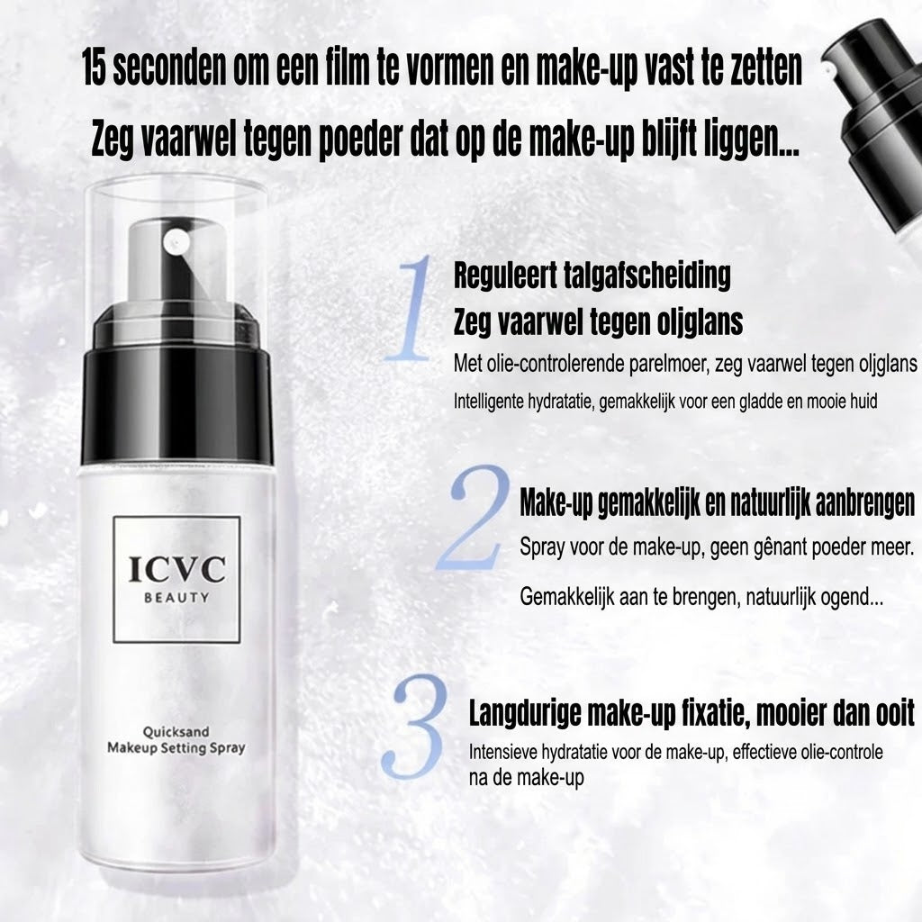 Matterende Waterproof Make-up Setting Spray met SPF 45