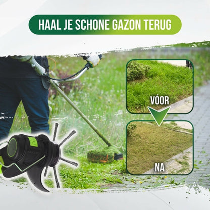 Vervangingskop voor draadtrimmer - grasmaaikop van staaldraad