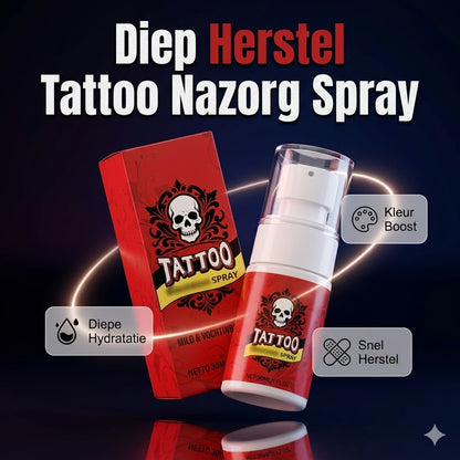 Hydraterende spray voor nazorg na een tatoeage