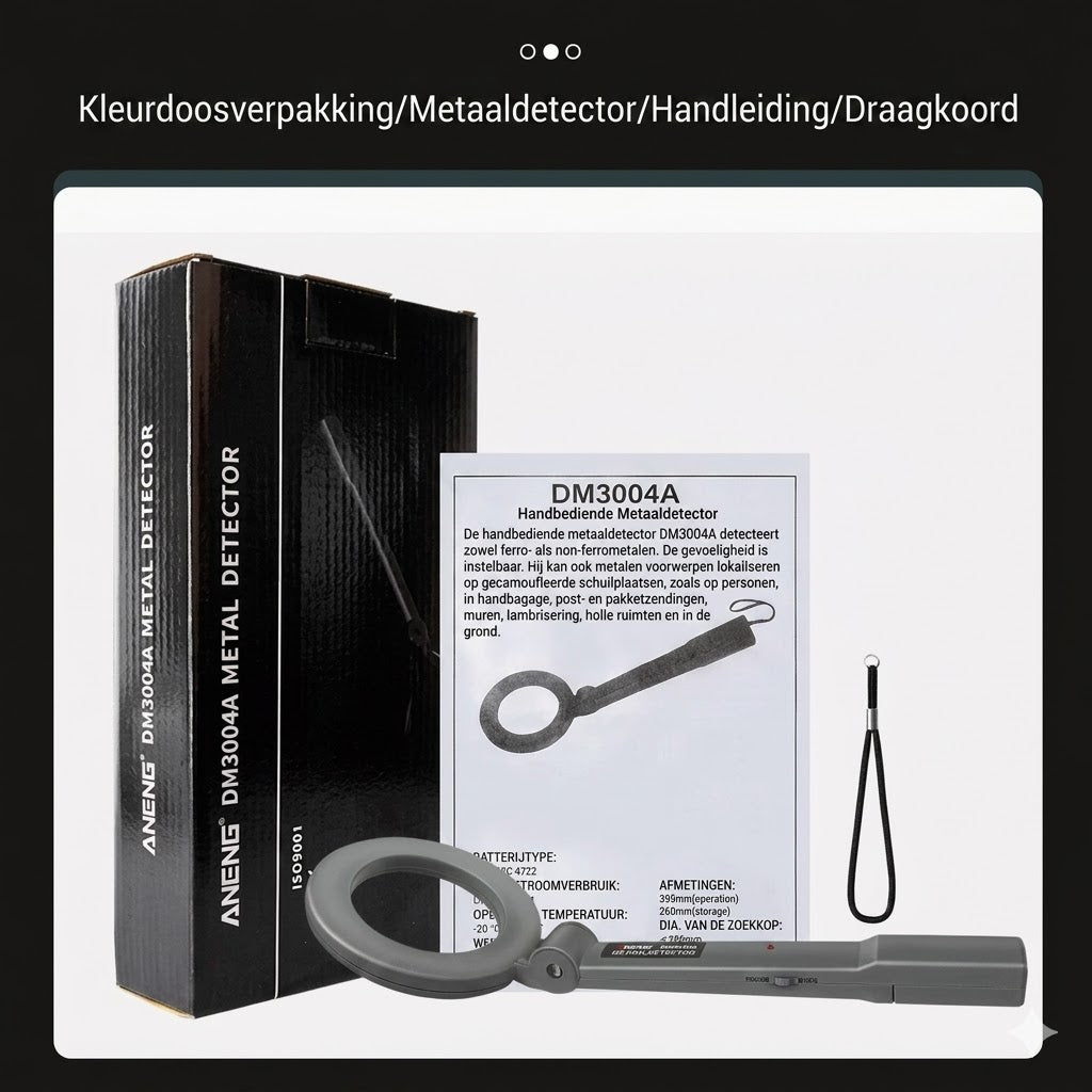LED Knipperend Alarm Metaaldetector