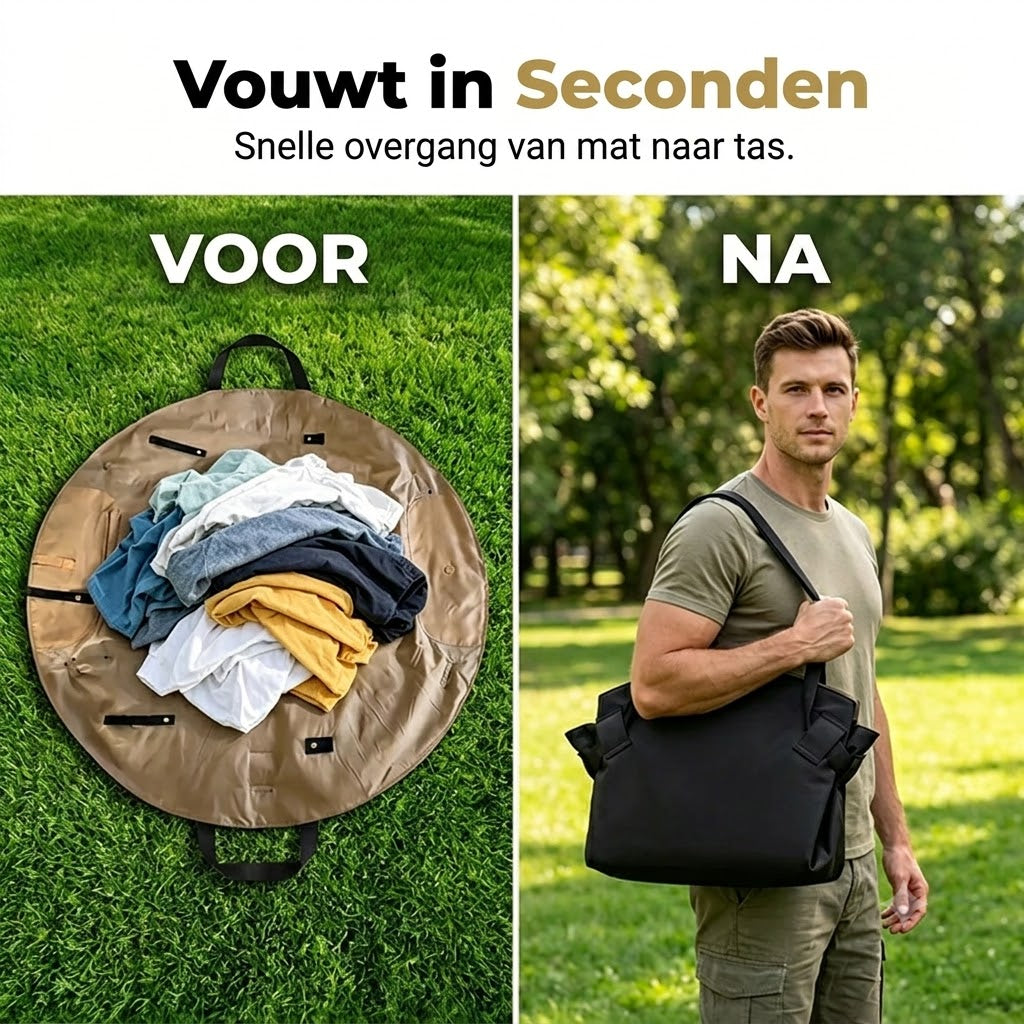 Waterdichte Reistas en Picknickmat 2 in 1