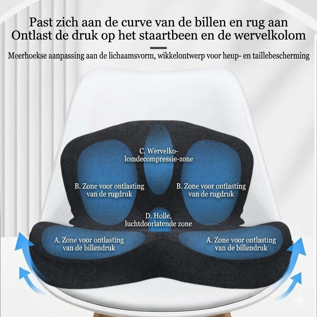 Antislip zitting van traagschuim