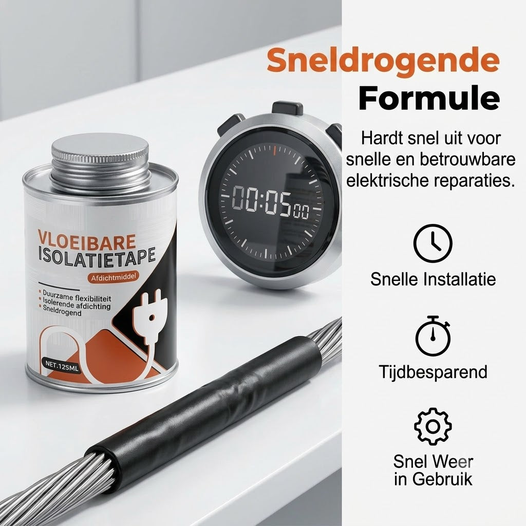 Vloeibare elektrische isolatietape als afdichtmiddel