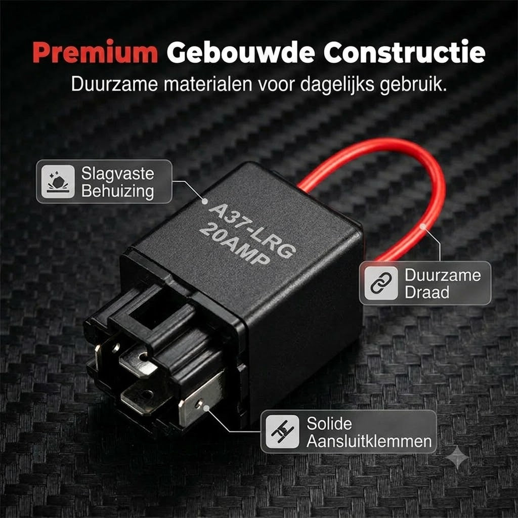 Testset voor autorelais met startkabels