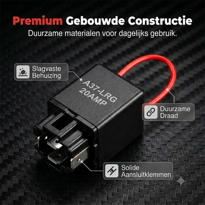 Testset voor autorelais met startkabels