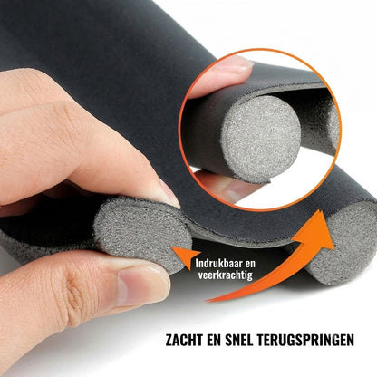 Afdichtstrip voor deurbodem voorkomt dat insecten tocht en lawaai de kamer binnenkomen