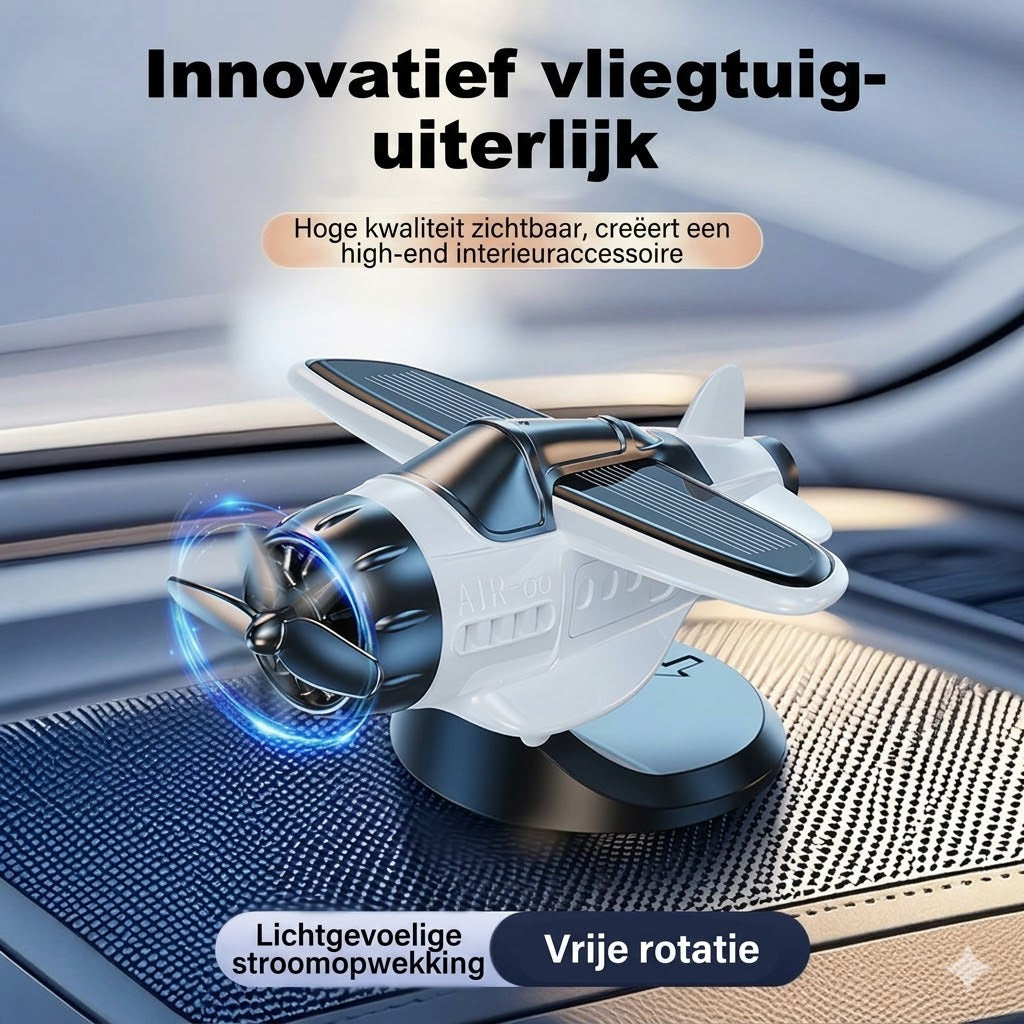 Vliegtuigmodel voor autodecoratie met