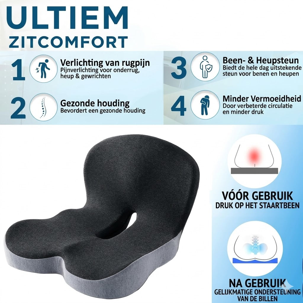 Antislip zitting van traagschuim