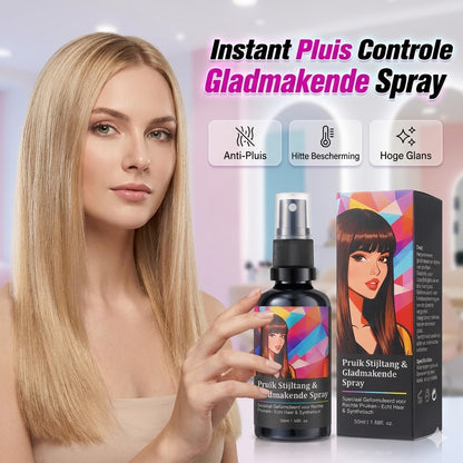 Haarspray voor het steil maken en gladmaken van pruiken