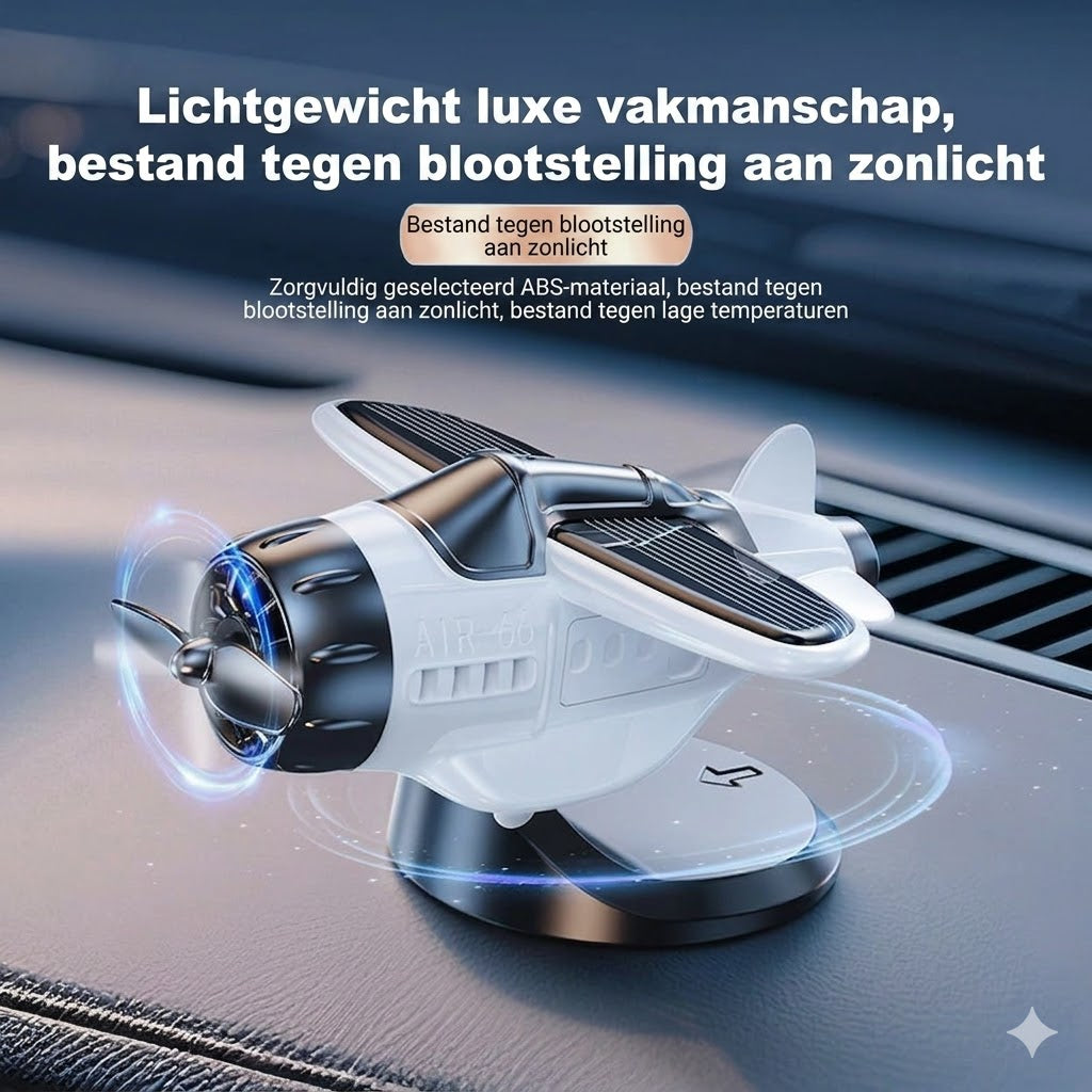 Vliegtuigmodel voor autodecoratie met