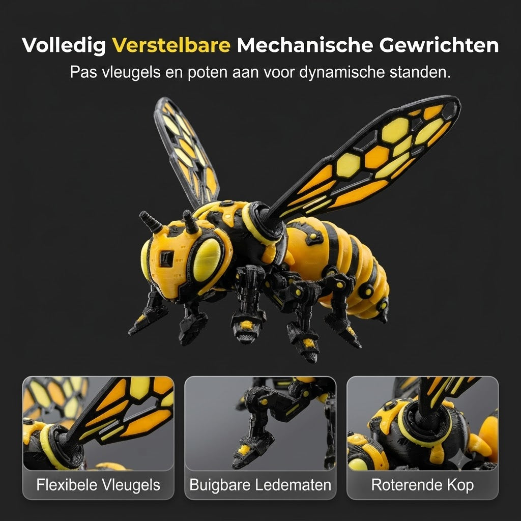 Dit is geen insect, dit is een mecha-monster! Demonteerbare gewrichten, futuristisch design
