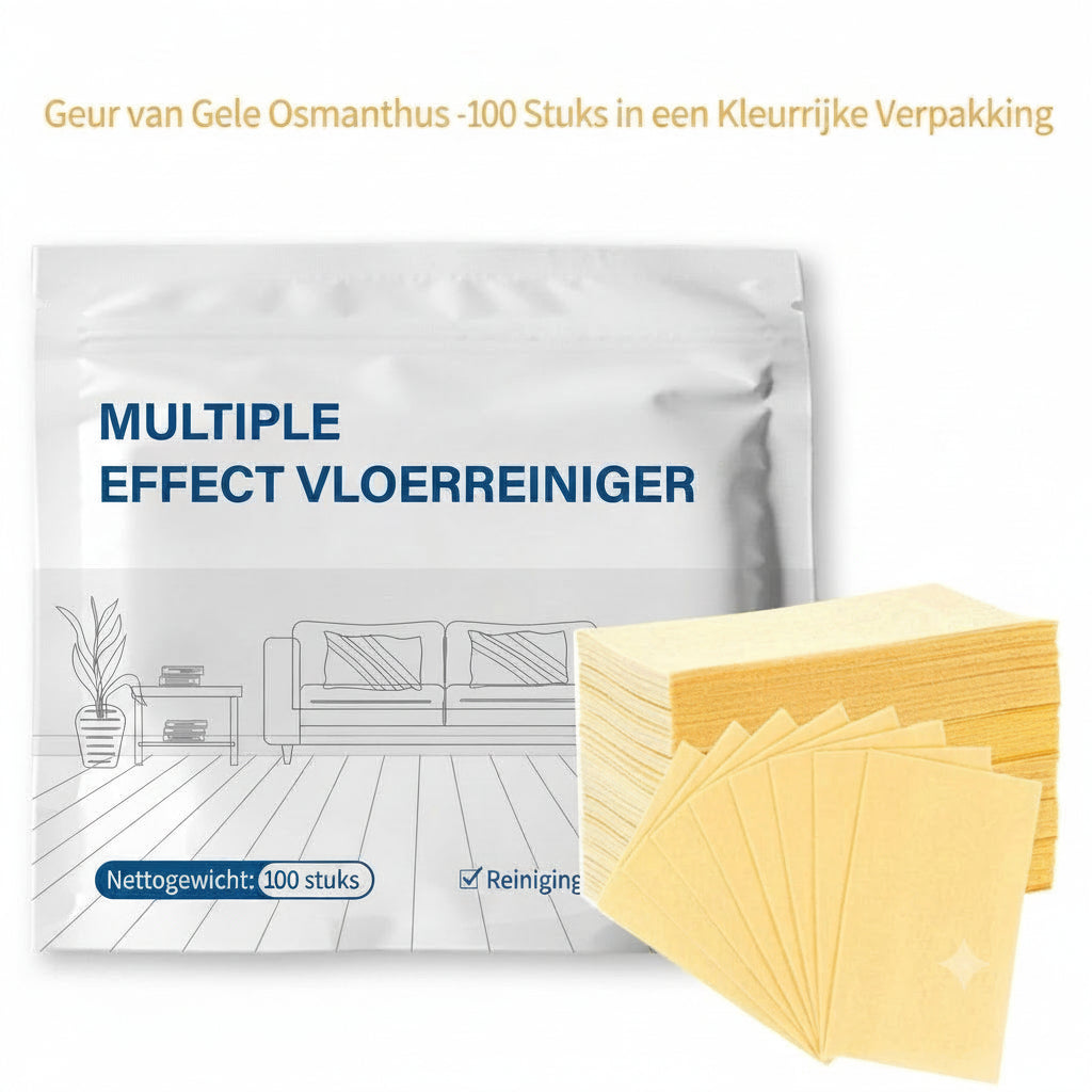 Multi-effect vloerreinigingsvellen（100 stuks per verpakking）