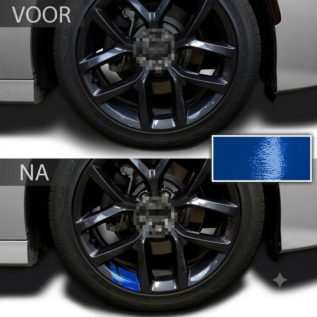 Reflecterende velgstrepen voor autowielen