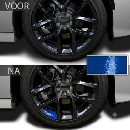 Reflecterende velgstrepen voor autowielen