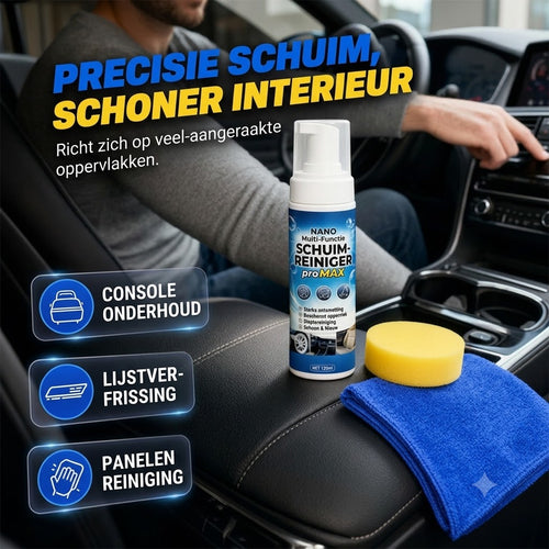 Schuimreiniger voor Dashboard Leder en Vinyl
