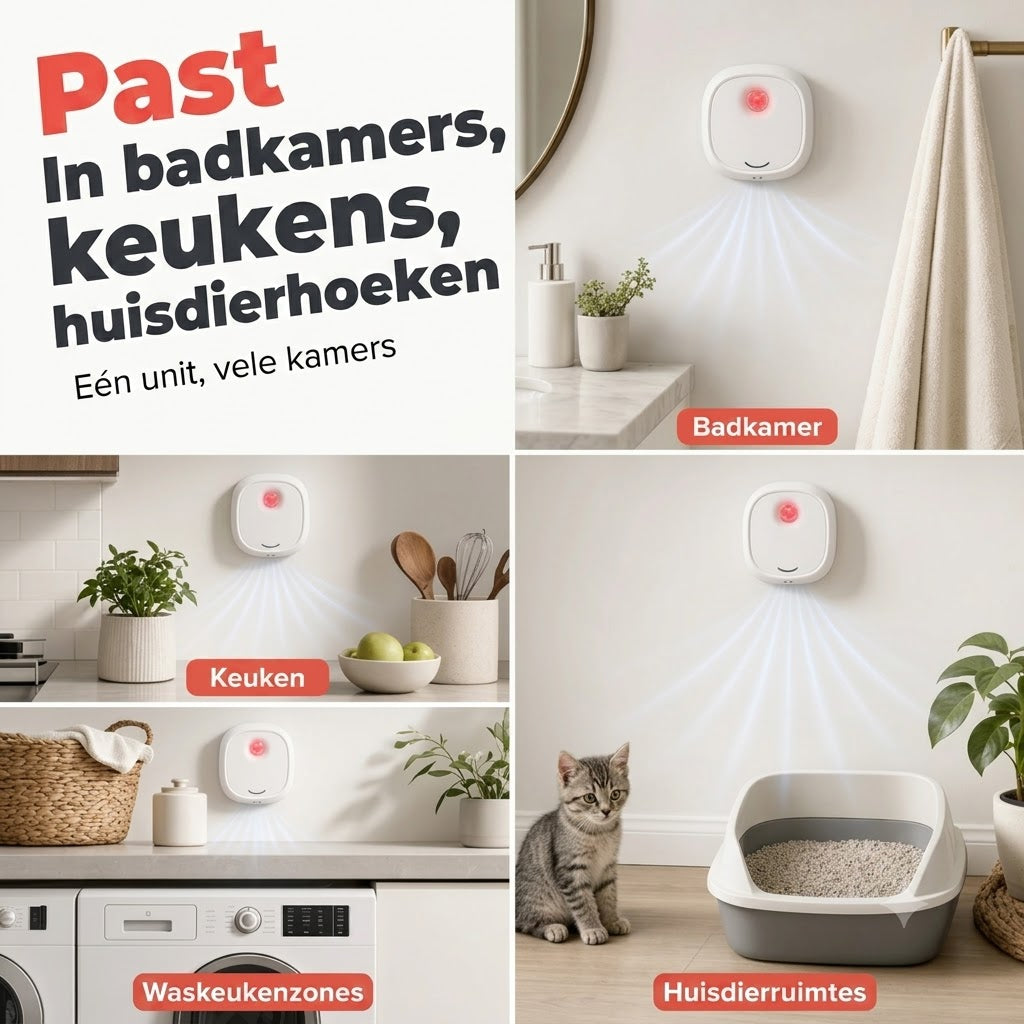Stille Geurverwijderaar voor Huisdiergeuren