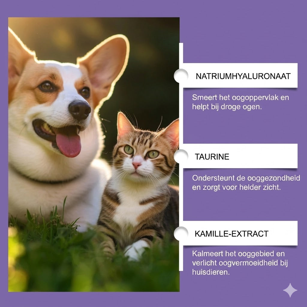 Milde oogspoeling voor honden en katten