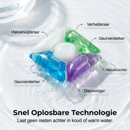 Wasmiddelcapsules voor grondige reiniging en sterilisatie (11g*5 Stuks)