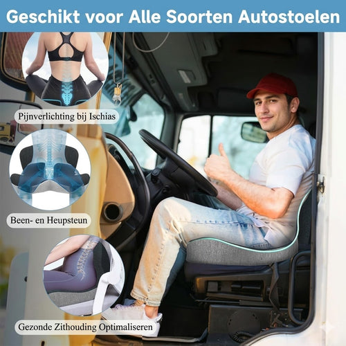 Antislip zitting van traagschuim