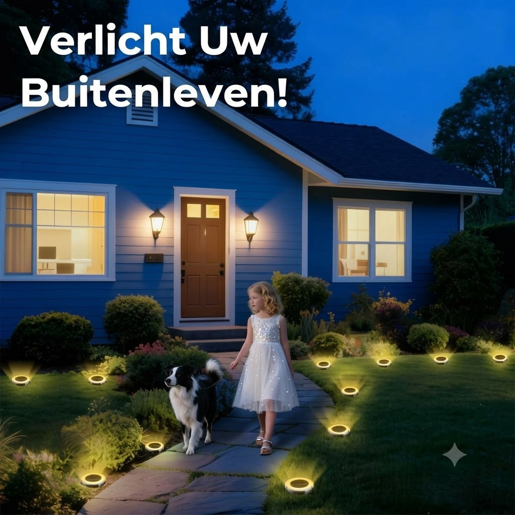 Weerbestendige Solar Grondlampen met Sterrenlichteffect