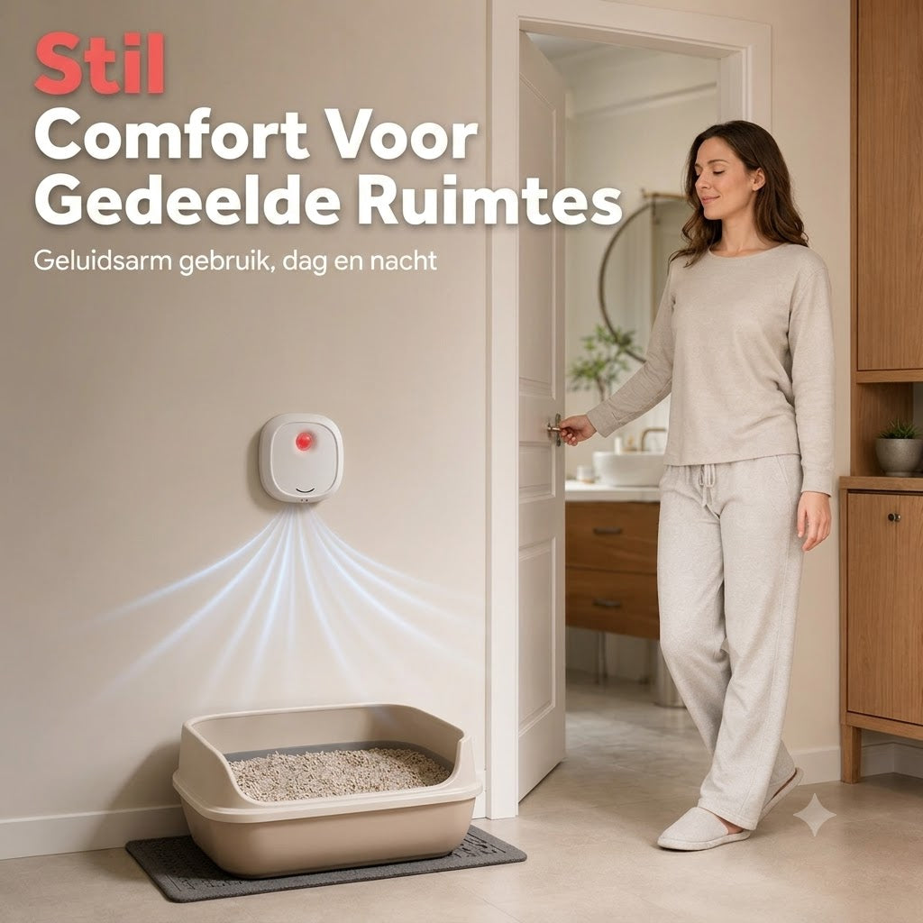 Stille Geurverwijderaar voor Huisdiergeuren