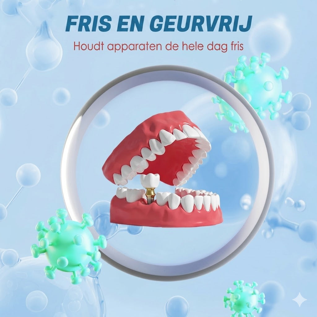 Reiniger Tabletten voor Beugels tegen Geur & Vlekken（10 Stuks Per Set）