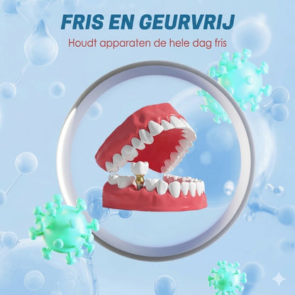Reiniger Tabletten voor Beugels tegen Geur & Vlekken（10 Stuks Per Set）
