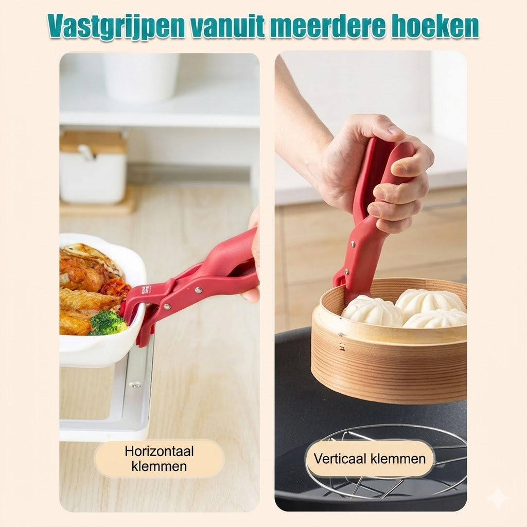 Multifunctionele anti-verbrandingskomhouderclip