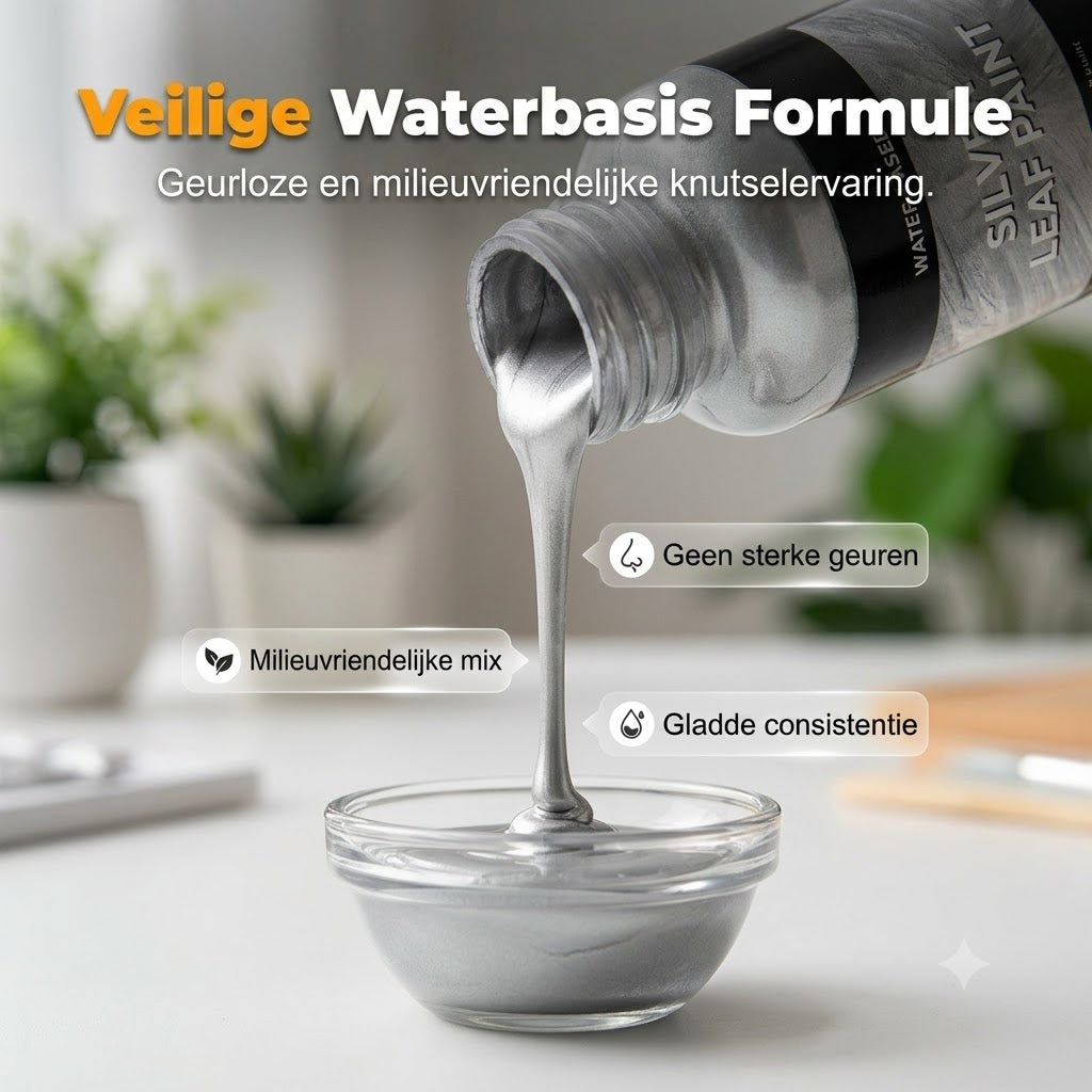 Metallic Zilververf voor Doe het Zelfprojecten