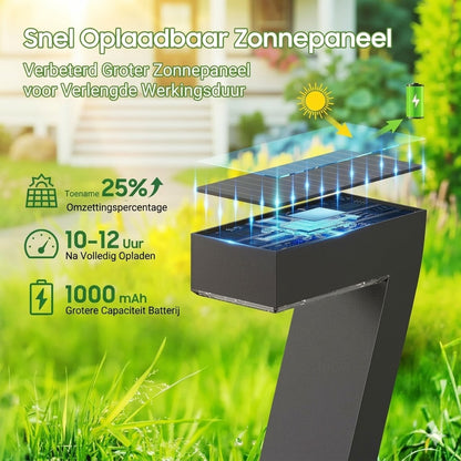 Creatieve, waterdichte padverlichting op zonne-energie