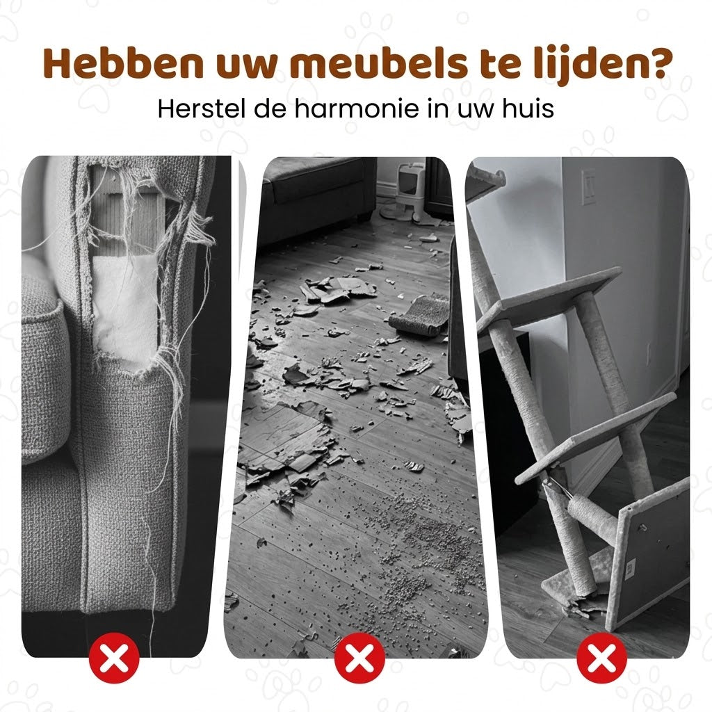 2-in-1 Sisal krabpaal voor katten