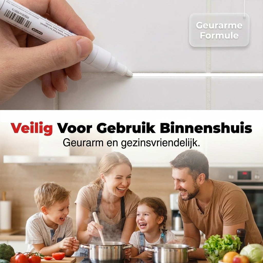Waterdichte verfmarker op oliebasis voor keramiek