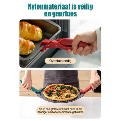 Multifunctionele anti-verbrandingskomhouderclip