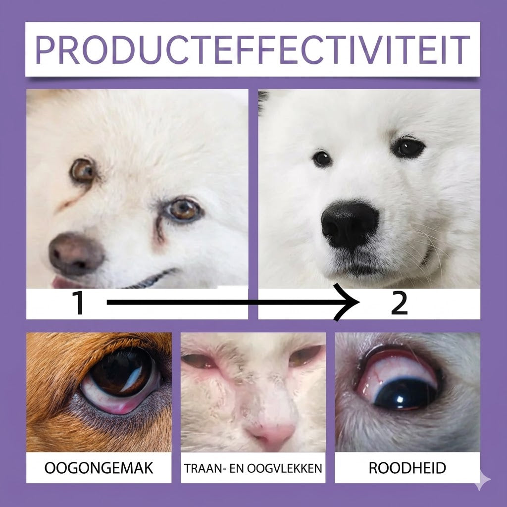 Milde oogspoeling voor honden en katten