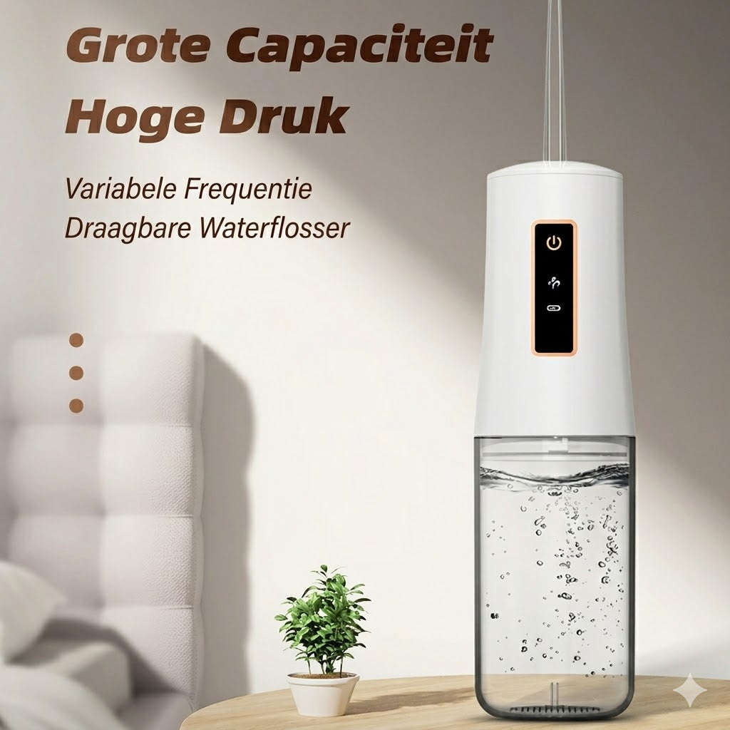 Draagbare waterflosser