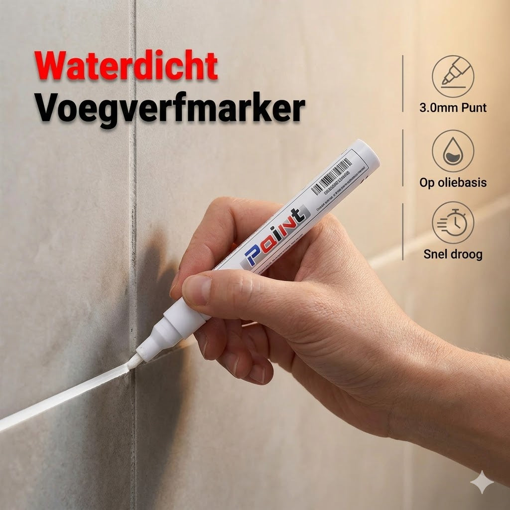 Waterdichte verfmarker op oliebasis voor keramiek