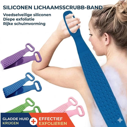 siliconen Rugscrubber