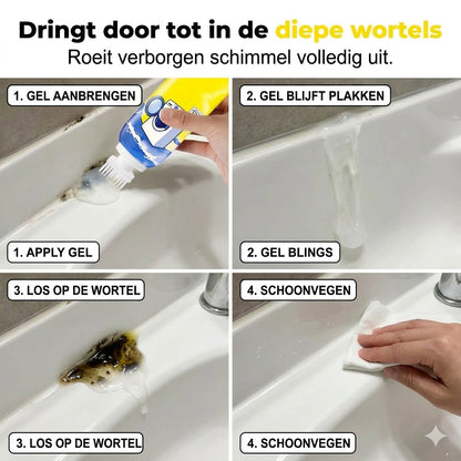 Diep reinigende schimmelverwijderingsgel