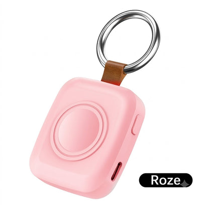 Compacte Magnetische Smartwatch Powerbank van 1200mAh met Sleutelhanger