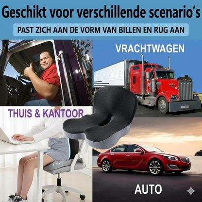 Antislip zitting van traagschuim